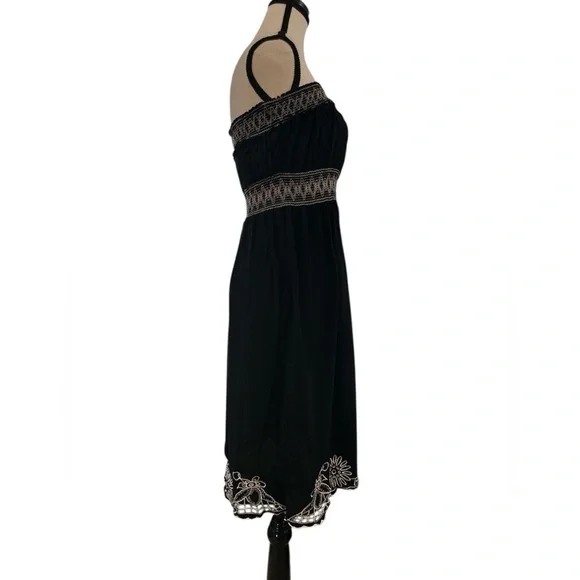 American Rag Elegant Black Embroidered Dress - Picture 4 of 6